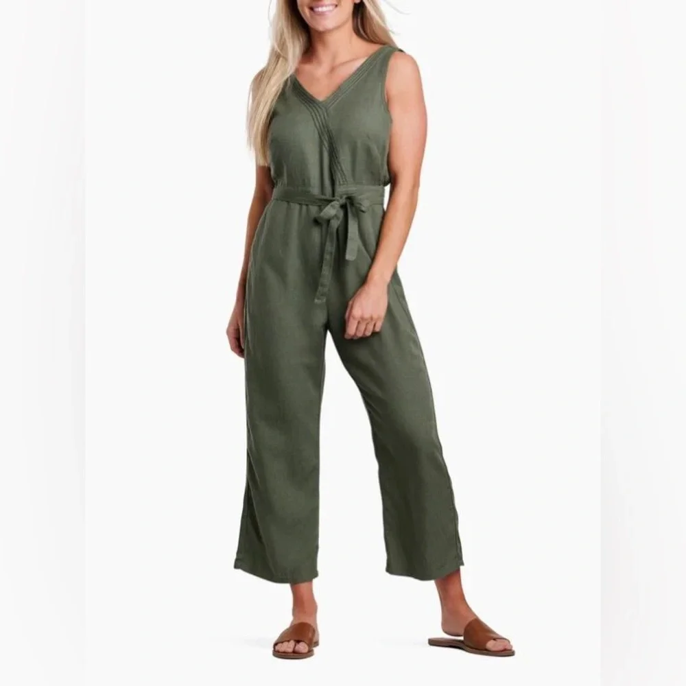 KÜHL WOMENS FRESCO JUMPSUIT DARK SAGE SIZE M - Picture 1 of 14